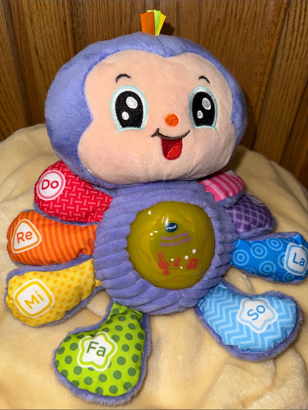 VTech Purple Musical Octopus Plush - Colorful Learning Toy
